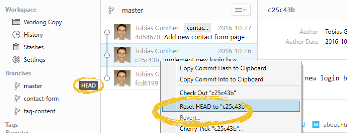 Git Revert Undoing An Existing Commit By Creating Opposite Changes