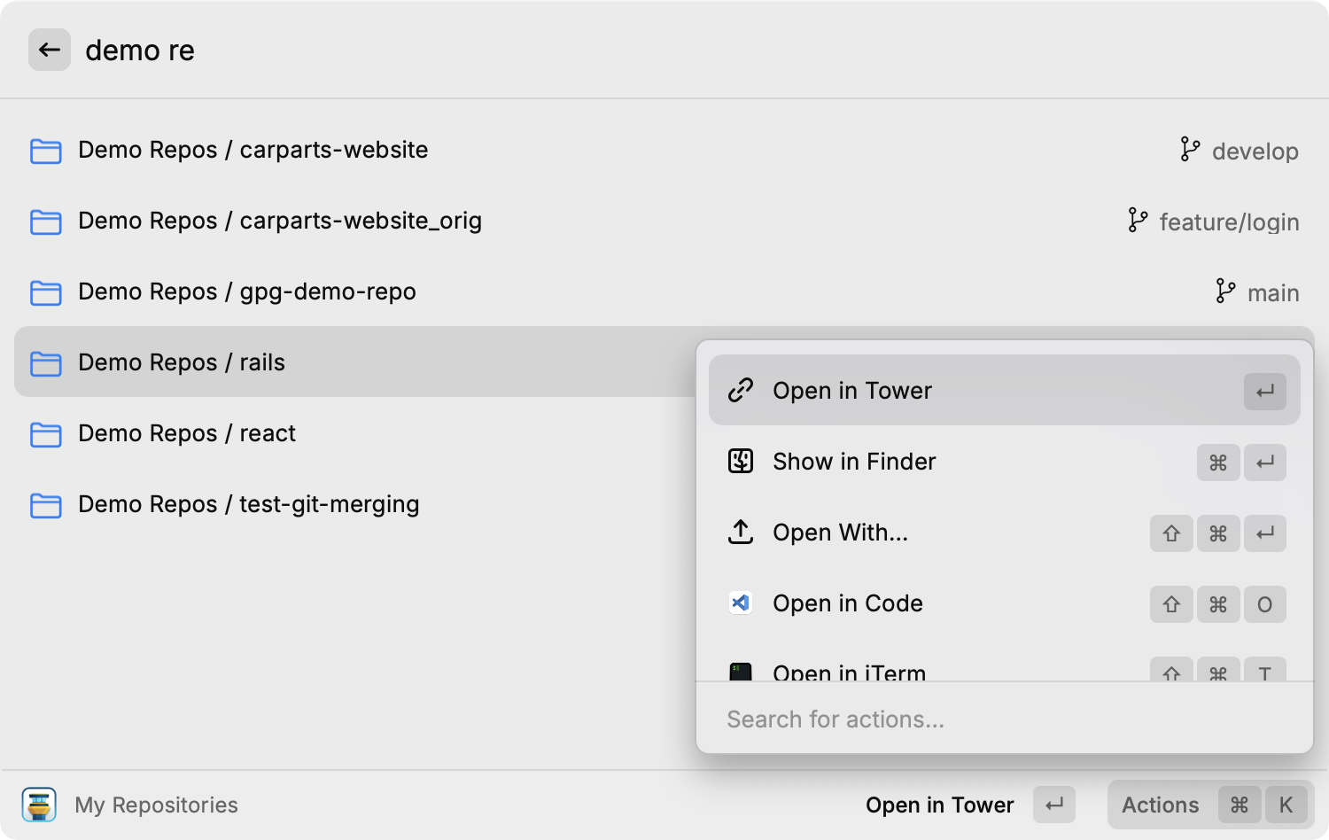 Raycast – Tower Extension