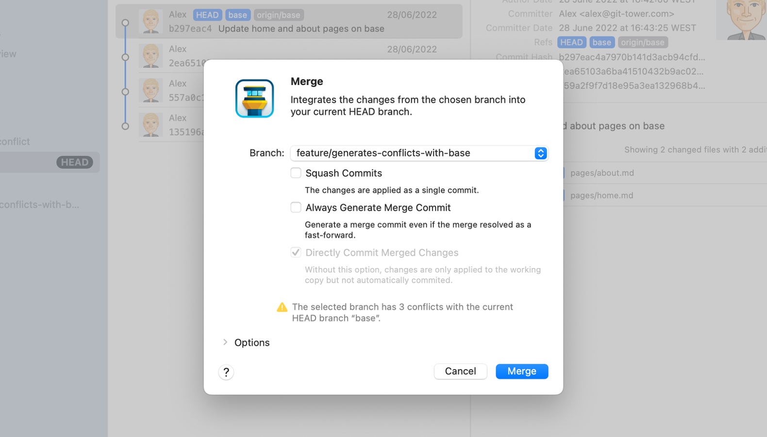 Merge Conflict Detection