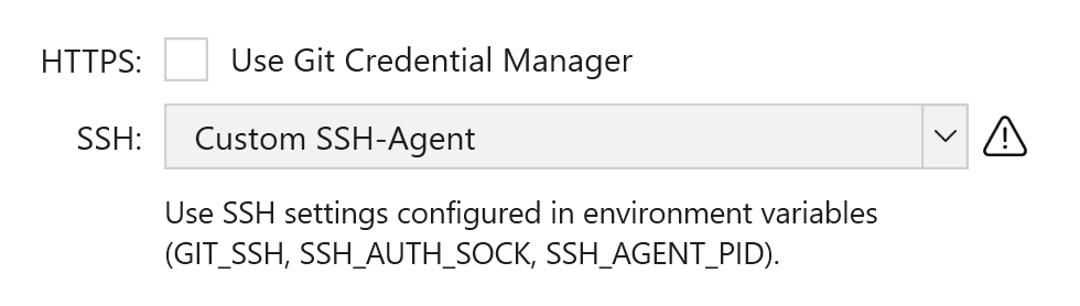 Tower — SSH Agent Warning