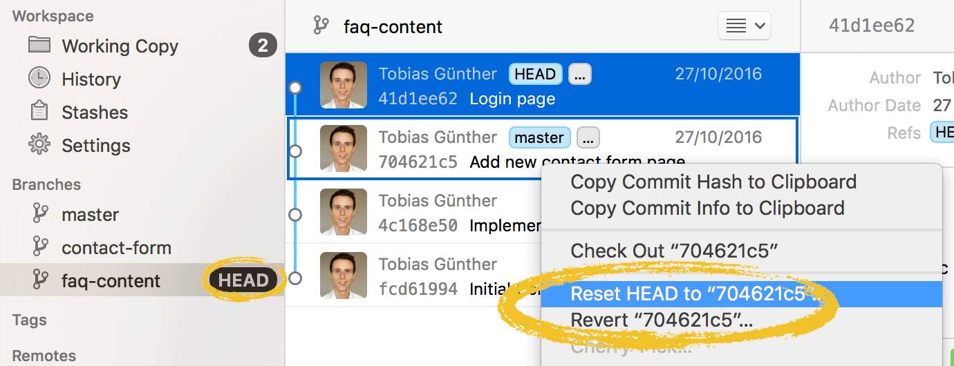 Git Revert - Undoing An Existing Commit By Creating Opposite Changes ...