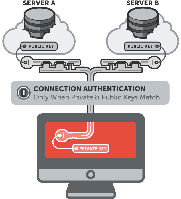 Authentication with SSH public keys